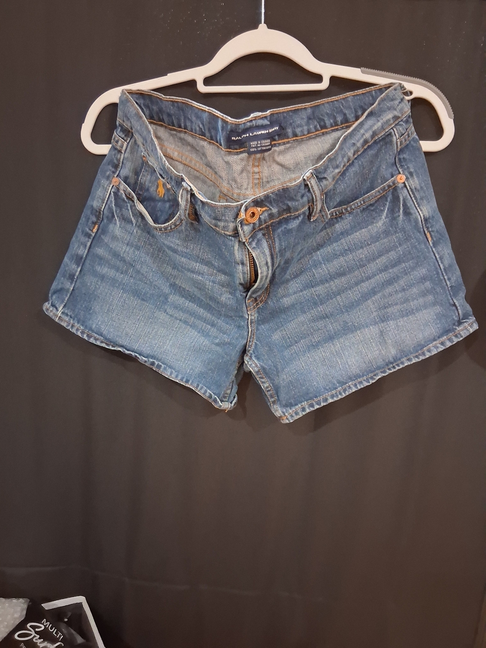Ralph Lauren Distressed Blue Denim Women's Shorts